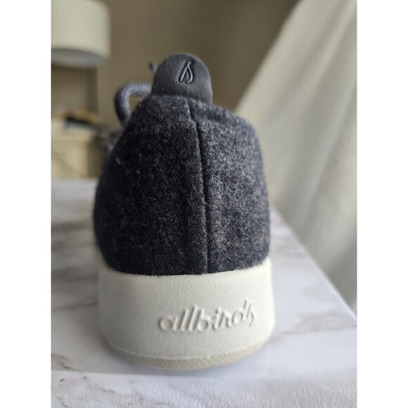 Allbirds Wool Runners Women's Size 8 Black Gray Merino Wool Sneakers Lace Up EUC - Picture 11 of 12